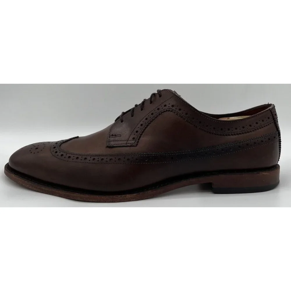 Allen Edmonds Men’s Size 12D McGregor Dark Brown Wingtip Derby Dress Shoes
